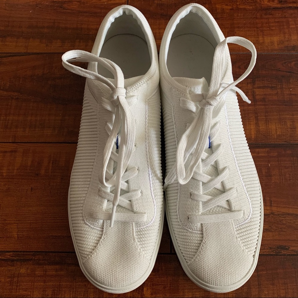 Rothy’s The Lace Up, Bright White, size 11
